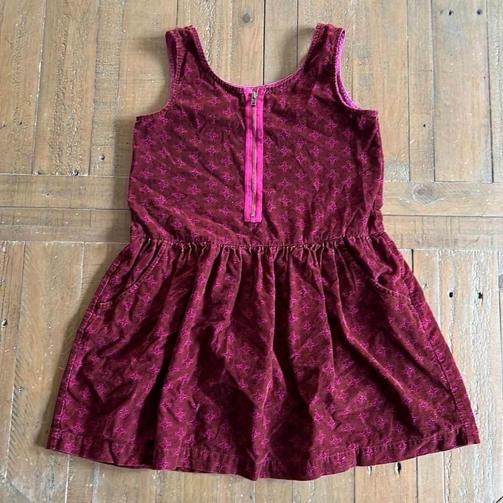 Tea collection corduroy zip front jumper